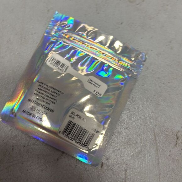 Stoney Clover Lane Yellow F Patch with Pink Border - BRAND NEW - Picture 2 of 3